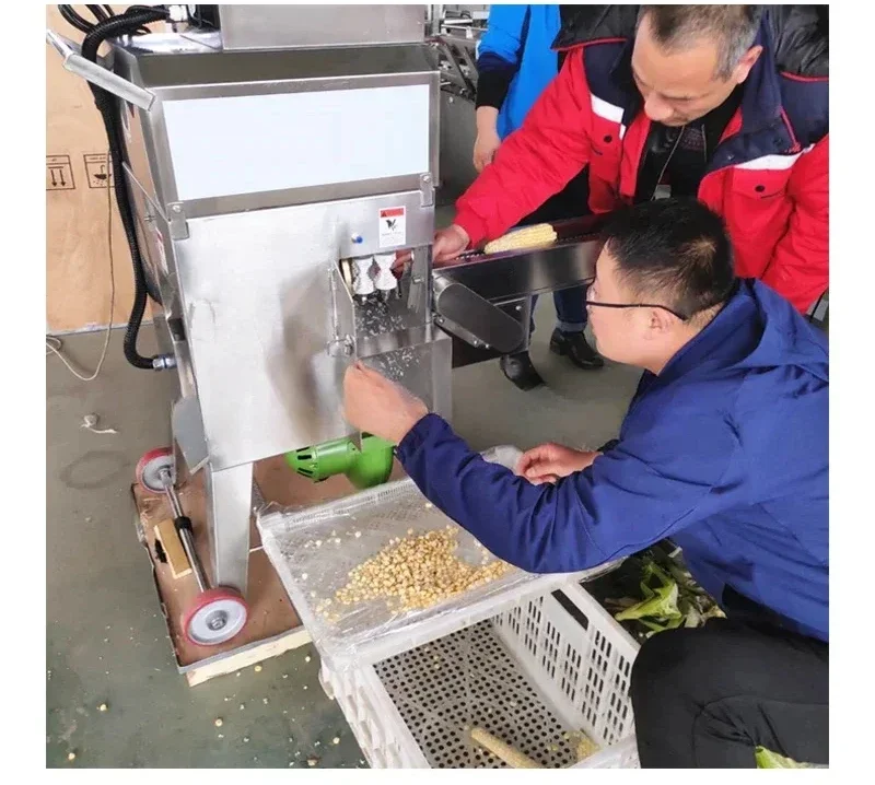 Verse Zoete Maïs Sheller Machine 400kg/u capaciteit