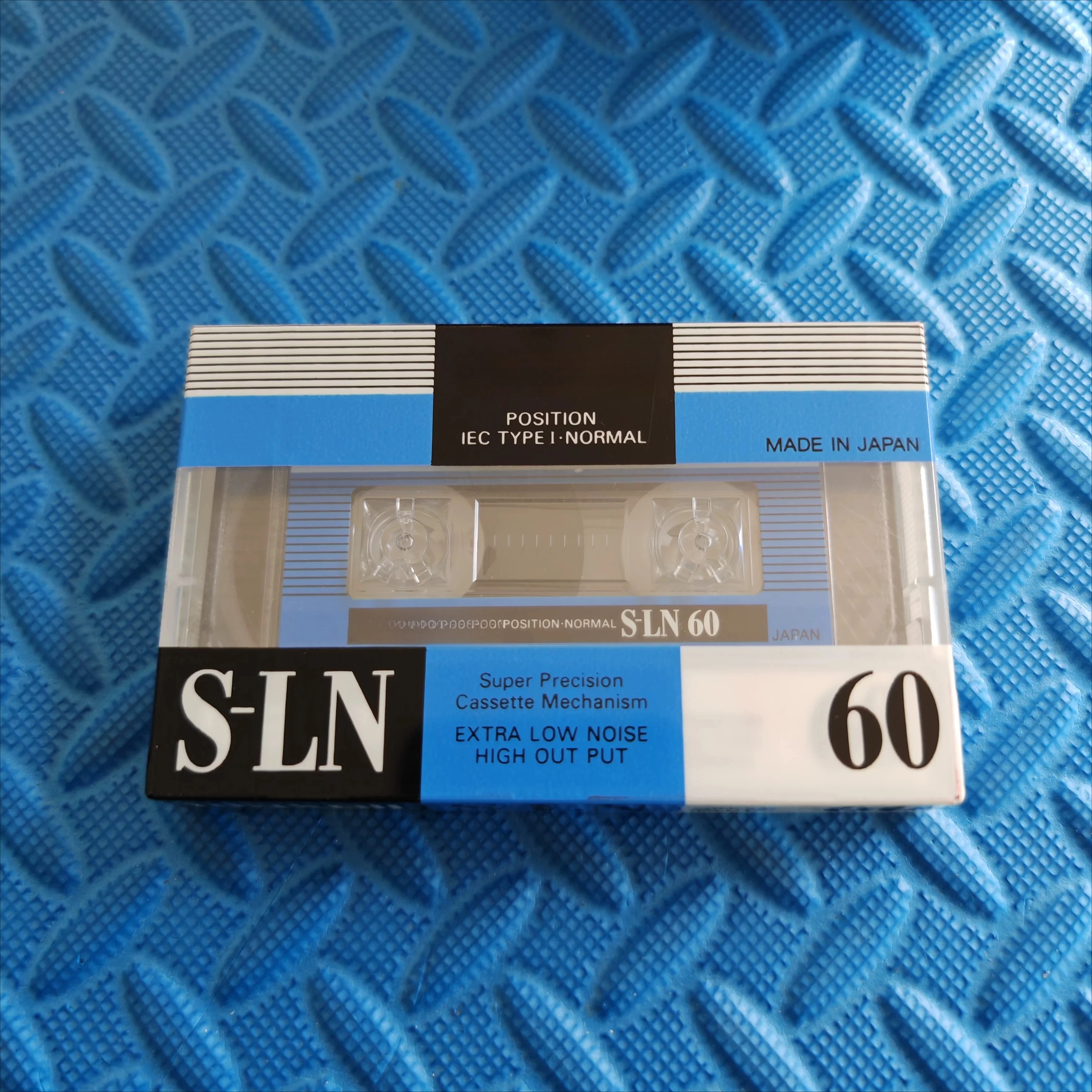 Cassete de fita virgem japonês de primeira classe, não aberto, da marca Wansheng Maxell S-LN.