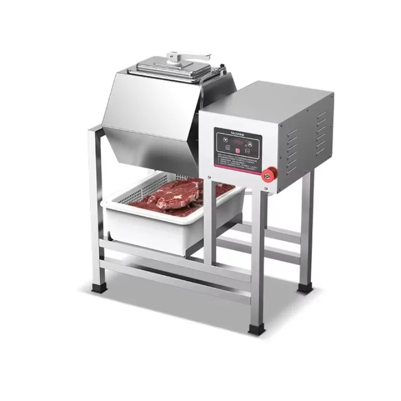 

Electric Stainless Steel Vacuum Meat Tumbler for Marinating Pickling Fish Beef or Salt Meat Home Meat Product Making Machine