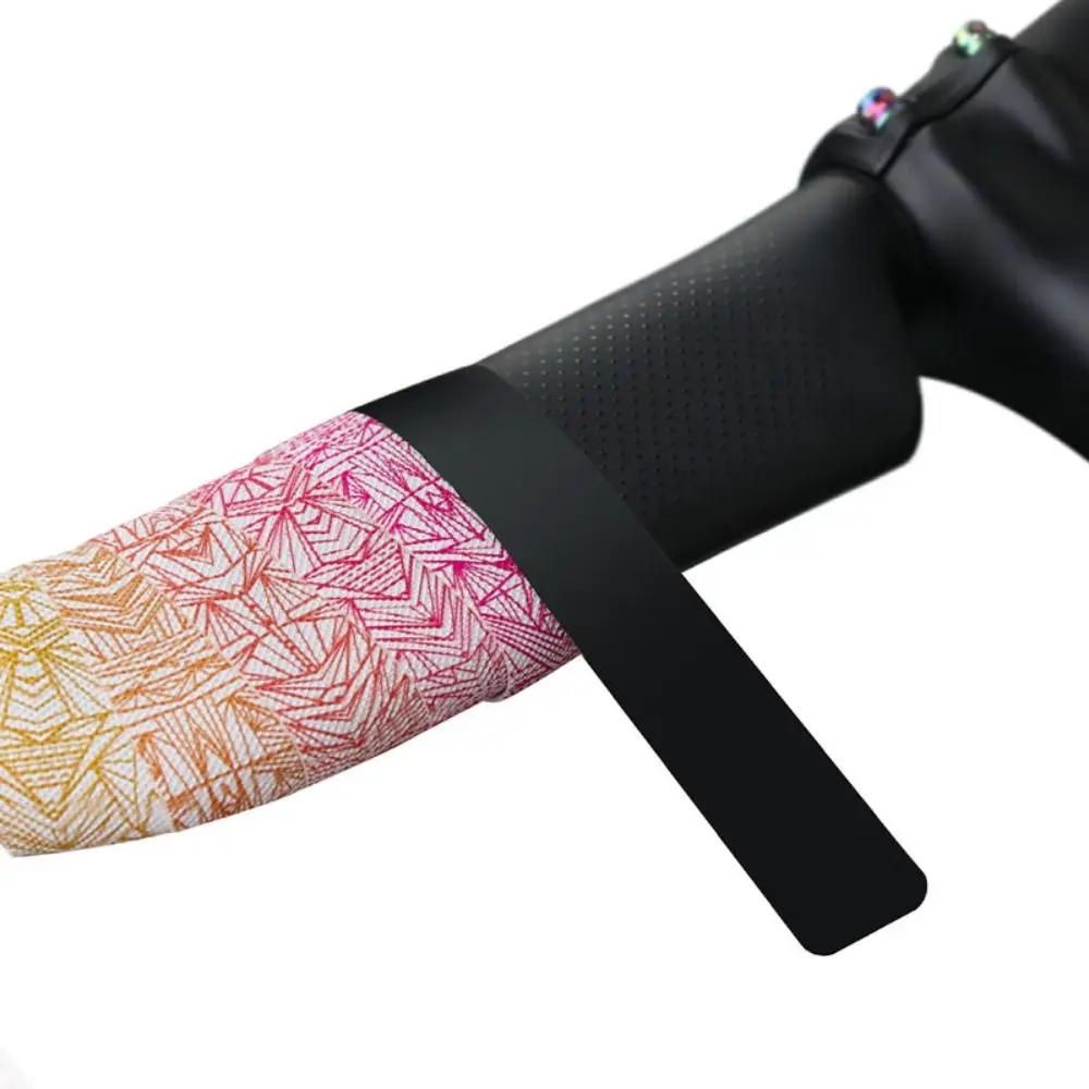 

Two Rolls Ice Cracks Cycling Handlebar Tape with Handle Blocking Gradient Color Handle Bar Tapes Colorful Non-slip