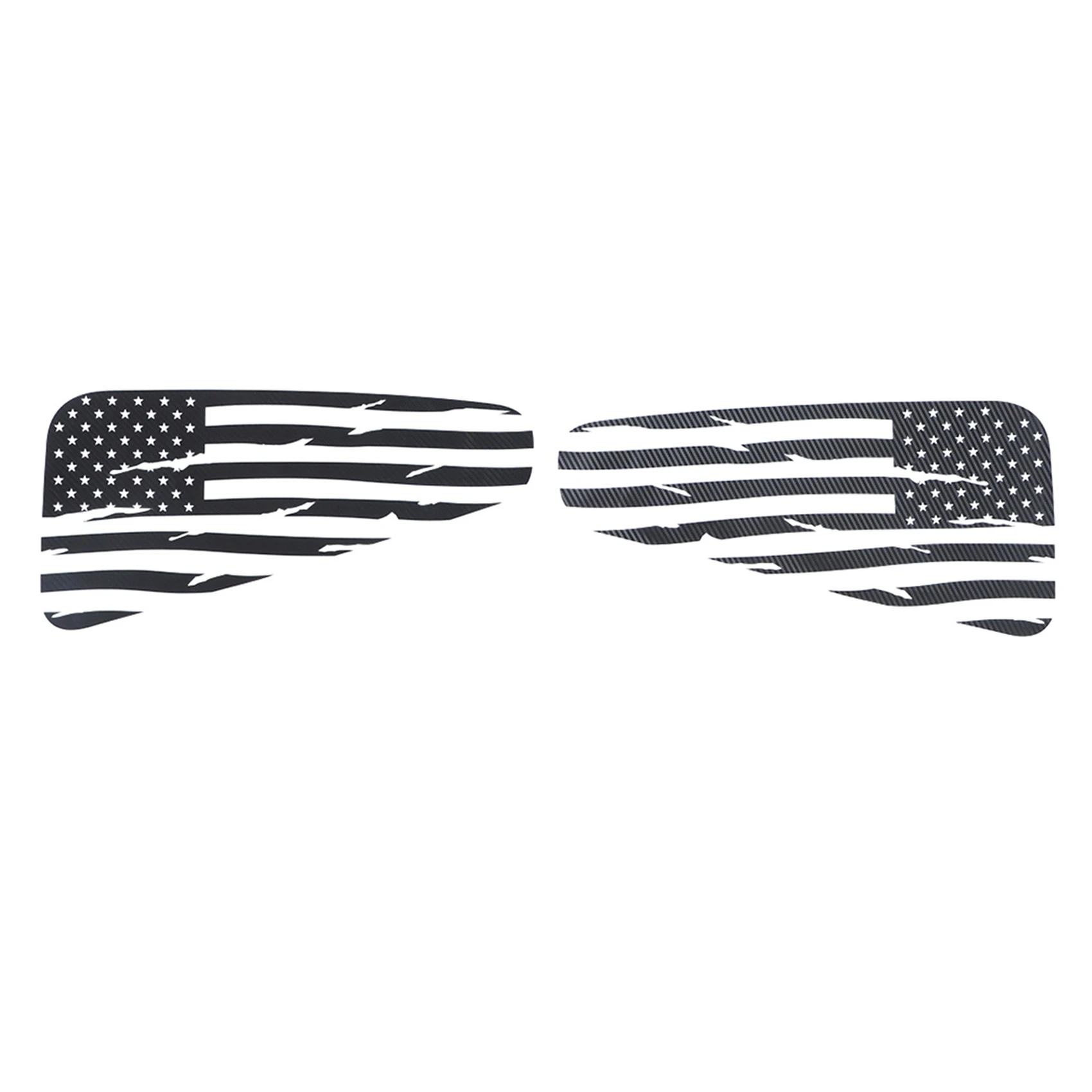 Window Decal Rear Window Distressed Flag Sticker Rear  e Window Cover Trim for Ford Mustang 2008-2014