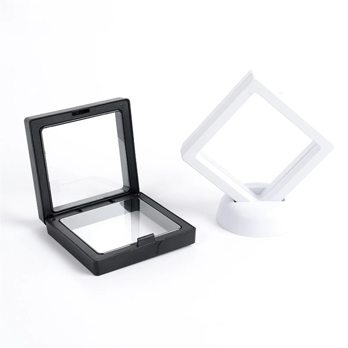 bofff-30個入り-3dフローティングコインディスプレイフレームスタンド-収納ボックス-ジュエリー-リング-イヤリング-コイン-メダル-チャレンジメダルホルダー-b