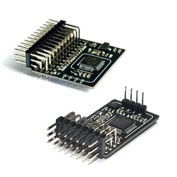 1PCS 5-8.4V 8CH/12CH CRSF/ELRS to PWM Converter Bend Pin Type Adapter Board 50Hz PWM Output 5-12V BEC for FPV Drone TBS Receiver