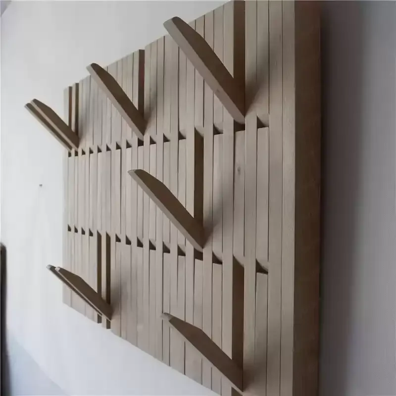 Solid Wood Coat Racks Wall Mounted Clothes Storage Hanger Multi Layer Clothing Organizer Hanging Hooks Entrance Hall Coats Rack