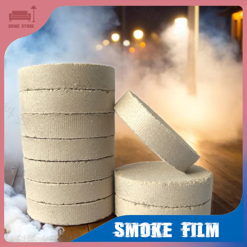 7cm/5.5cm Dense Fog White Smoke Cakes Magic Performance Props Stage Decor Fun Halloween Photography Combustion Smoke Pillse