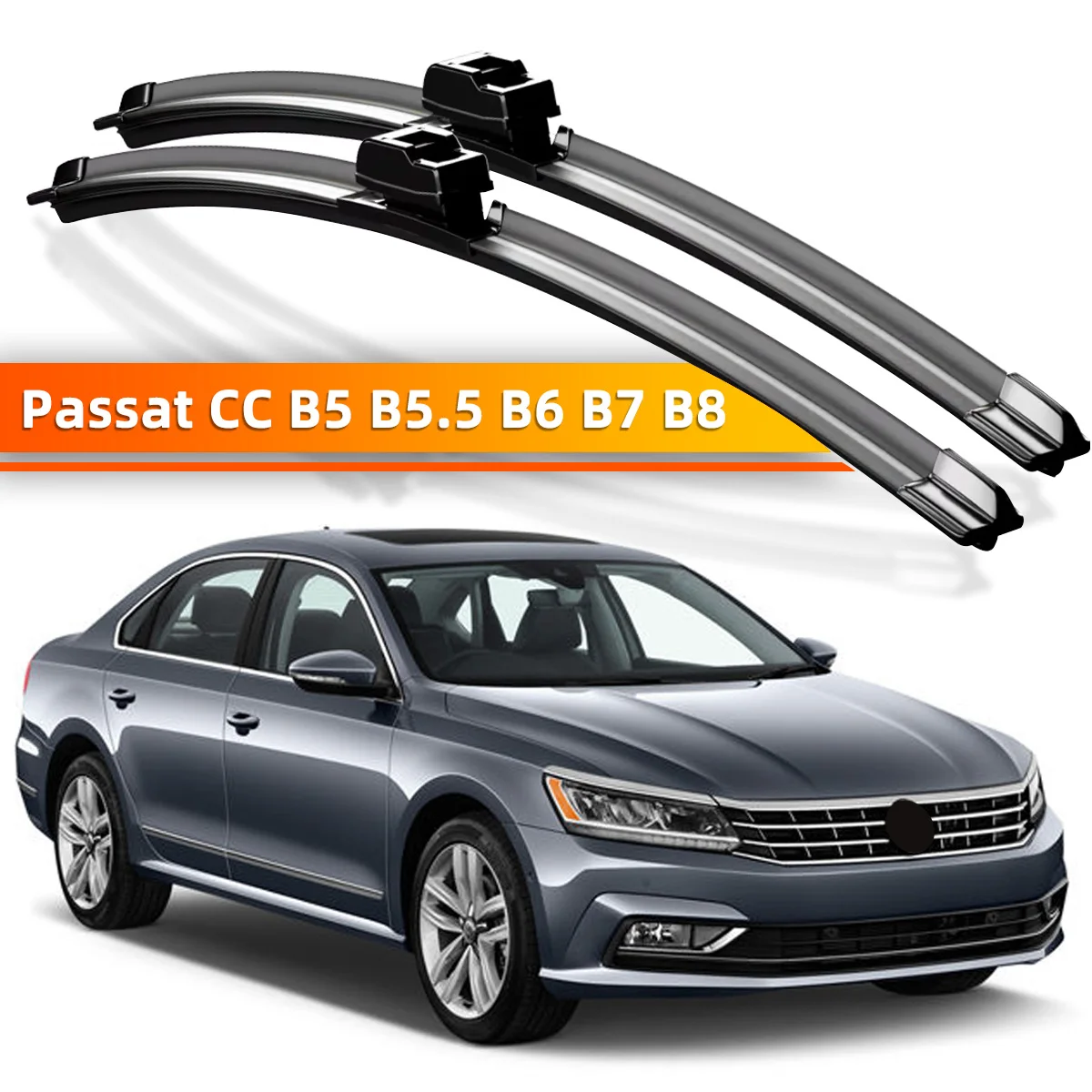 2PCS Frontscheibe Wischer Geeignet Für Volkswagen Passat B5 B5.5 B6 B7 B8 Cc 2002-2023 Windschutzscheibe fenster Zubehör 2011 2015