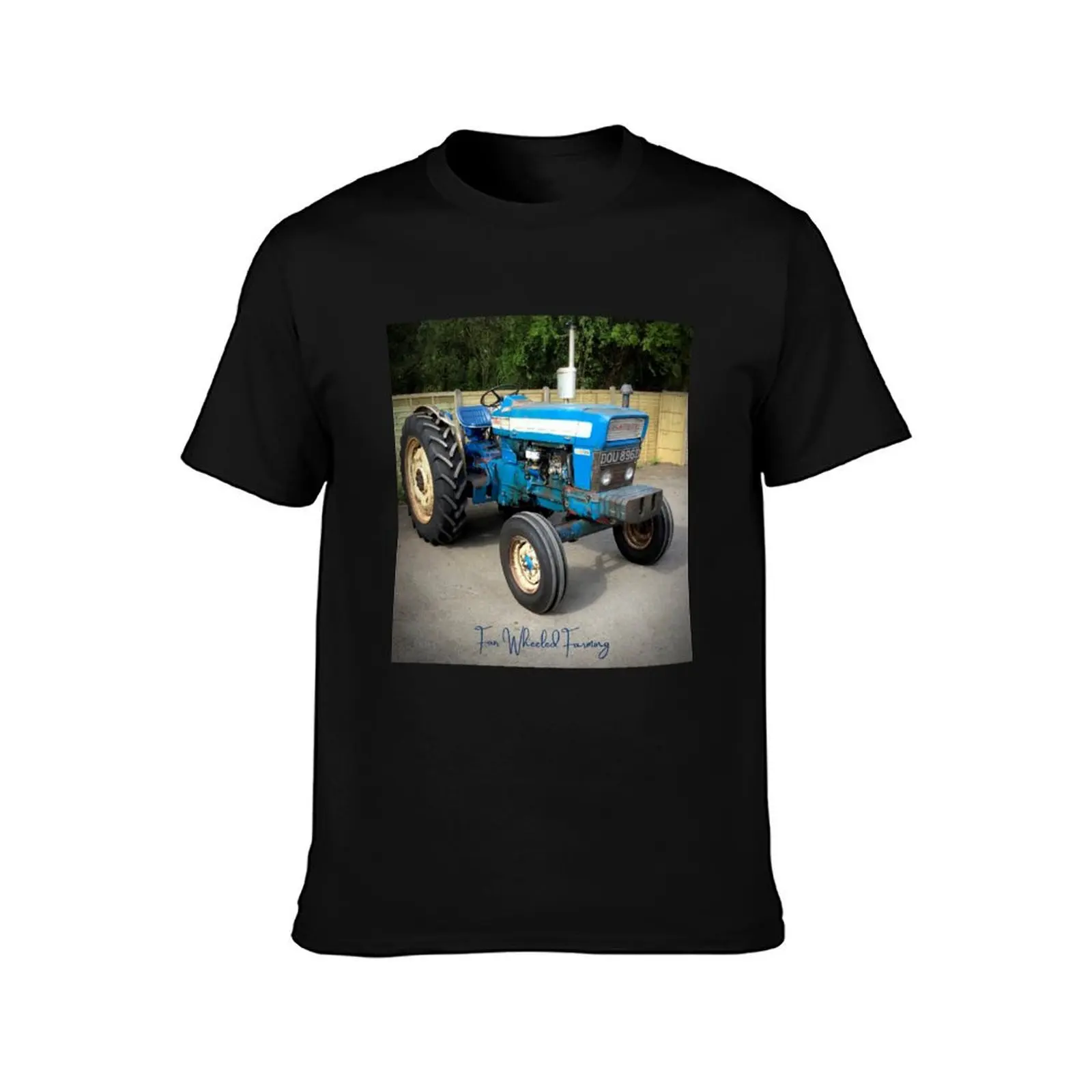 Ford 5000 Tractor by Four Wheeled Farming T-Shirt gifts for boyfriend croswit shirt man blanks outfits for men