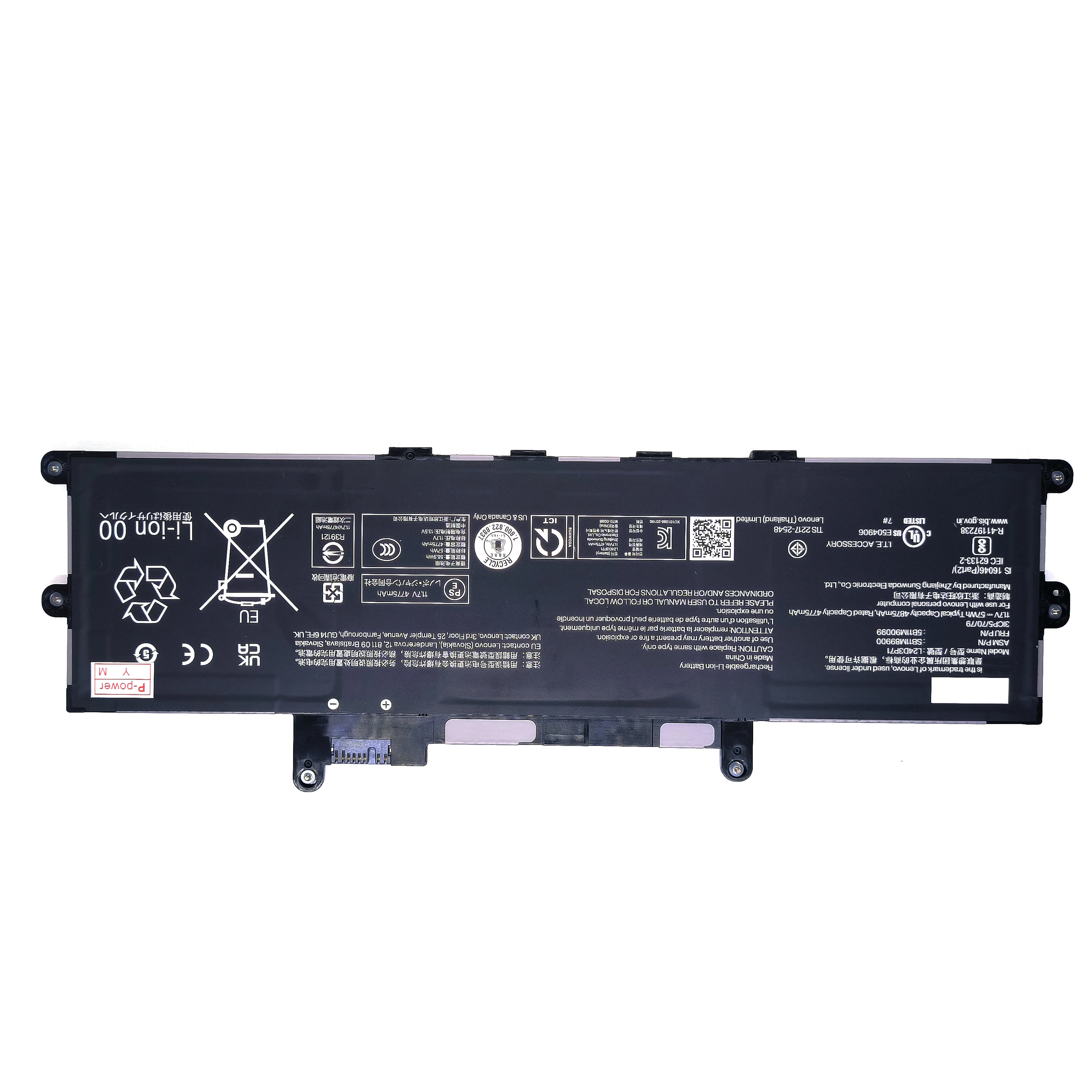 Genuine Original 57Wh 5B11M90099 L24D3P71 SB11M89900 Laptop Battery For Lenovo Thinkpad X1 2 in 1 GEN 10 , X1 CARBON 13th GEN