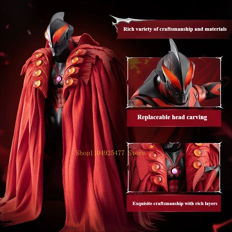 Blokees ultraman figura de ação lenda edição imperador belial montagem boneca colecionável personalizado crianças presente aniversário brinquedos