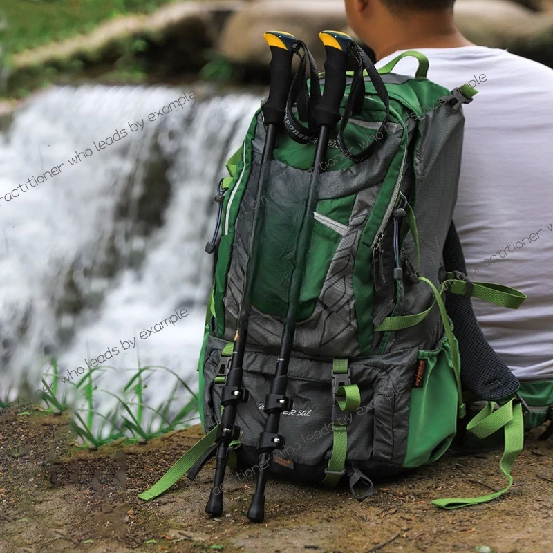 Outdoor hiking poles, ultra-light outer lock 7075 material, hiking poles