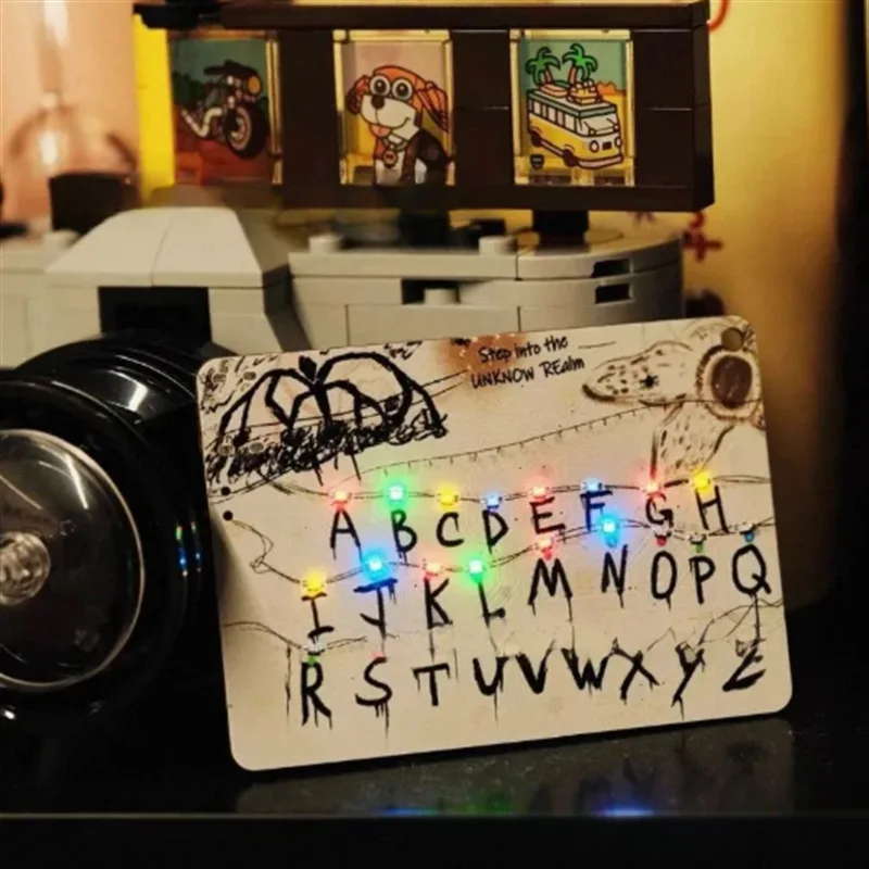 

26 Letter Light Pendant Keychain Movie Themed Card Car Charm Christmas Decoration Holiday Birthday Collect Festival Gifts