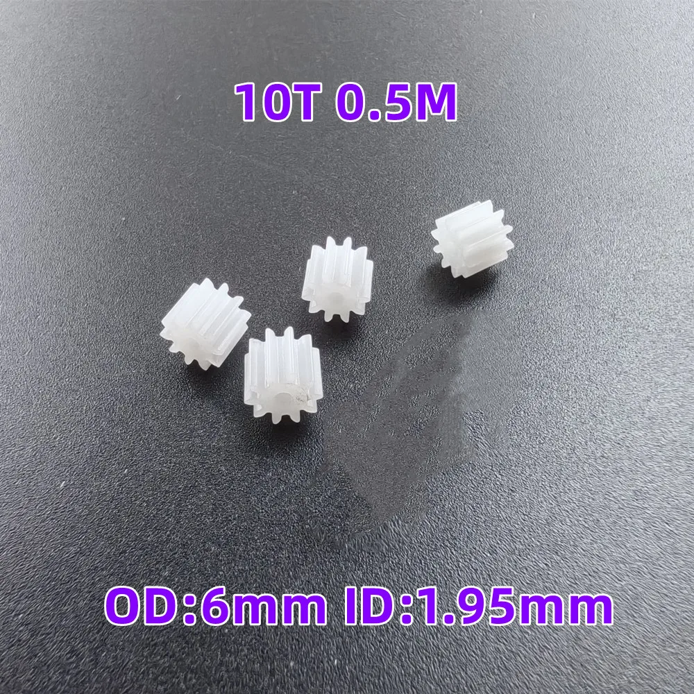 4pcs/bag Plastic Motor Gears 6T 7T 8T 9T 10T 11T 12T 13T 0.3M 0.4M R/C Helicopter Quadcopter Drone Gears Model Toys Spare Parts