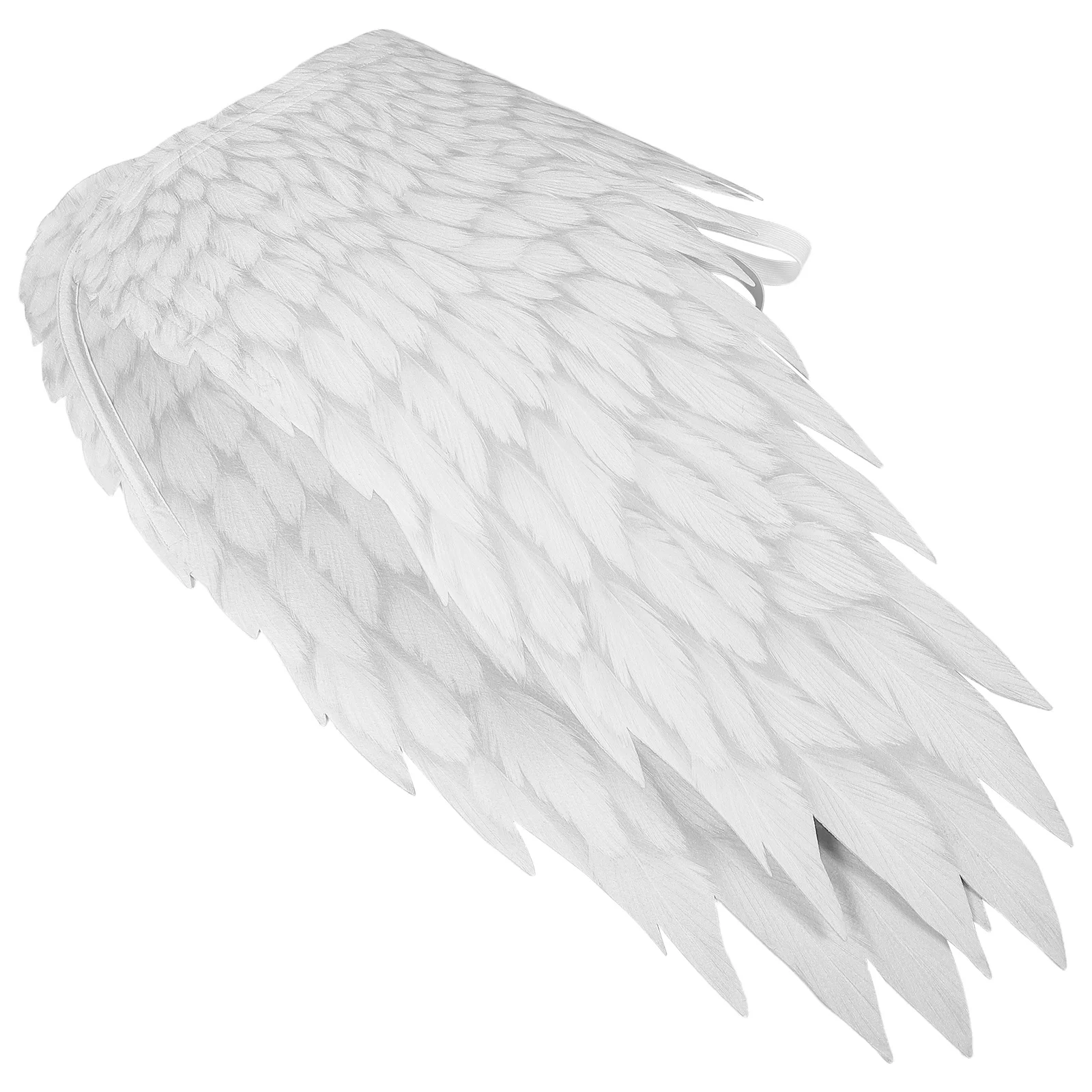 

Foldable Party Black White Print Lightweight Nonwoven Wearable Costume for Halloween Carnival Dress Up Demon Fairy