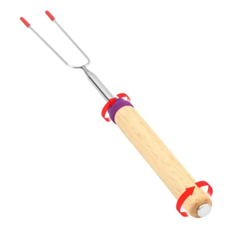 Marshmallow Roasting Sticks Bulk Smores Skewers Hot Dog Camping Skewers Accessories Extendable Forks Bbq Tools Smores Sticks