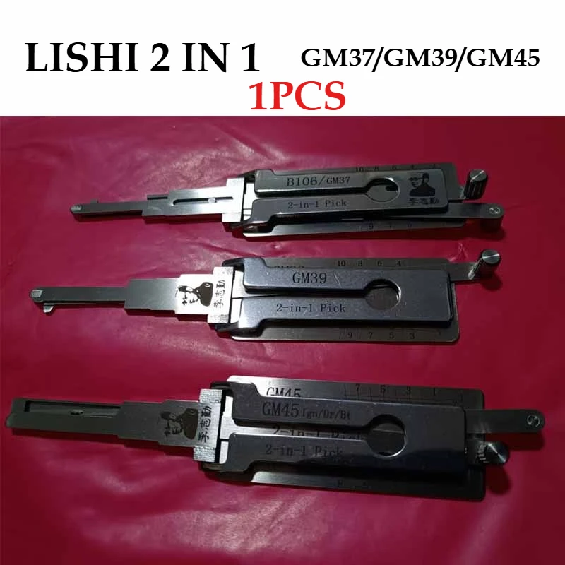 

1PCS GM39 GM37 B106 GM45 LISHI 2IN1 for GL8 Humme/r Lishi Pick Tool Locksmiths Tool Precision Key Reader Key Decoder Car Locks