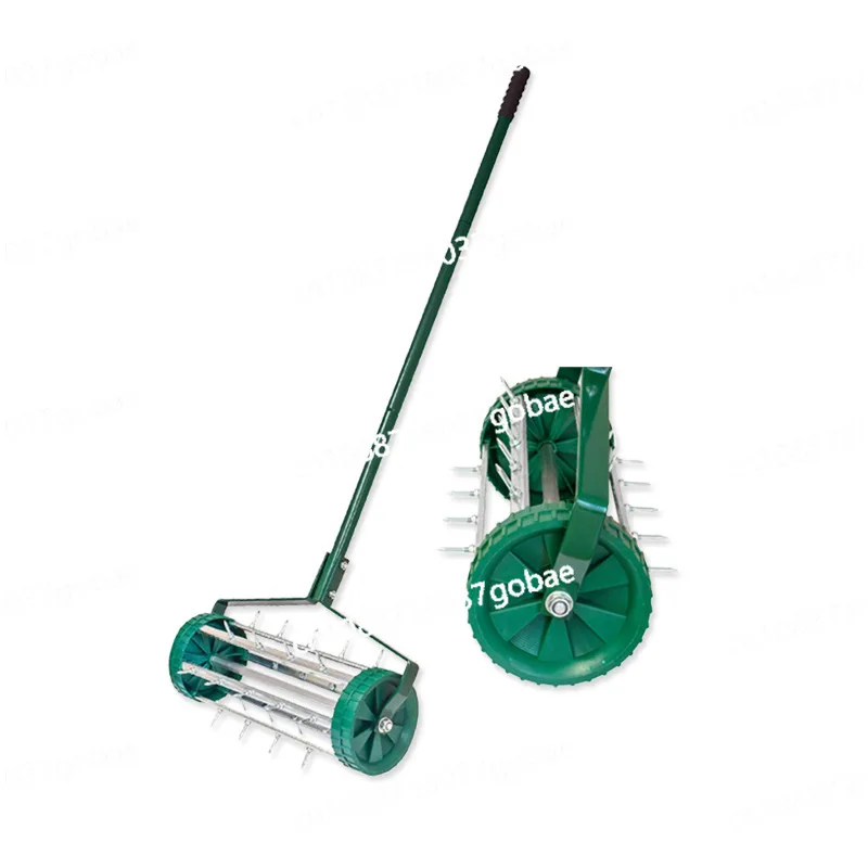 

Scarifier tool laying grass tiller growth of grass plants Lawn landscaping
