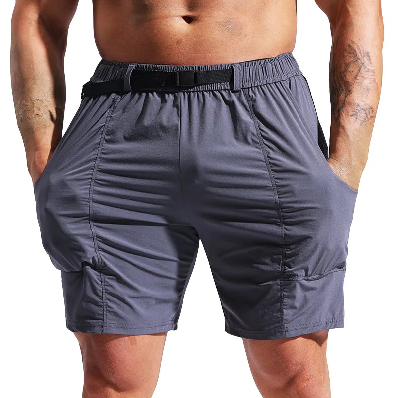 

New Design Men's Running Hiking Shorts Quick Dry Athletic Workout Shorts 7" Lightweight Sports Gym Tennis Training with Pockets