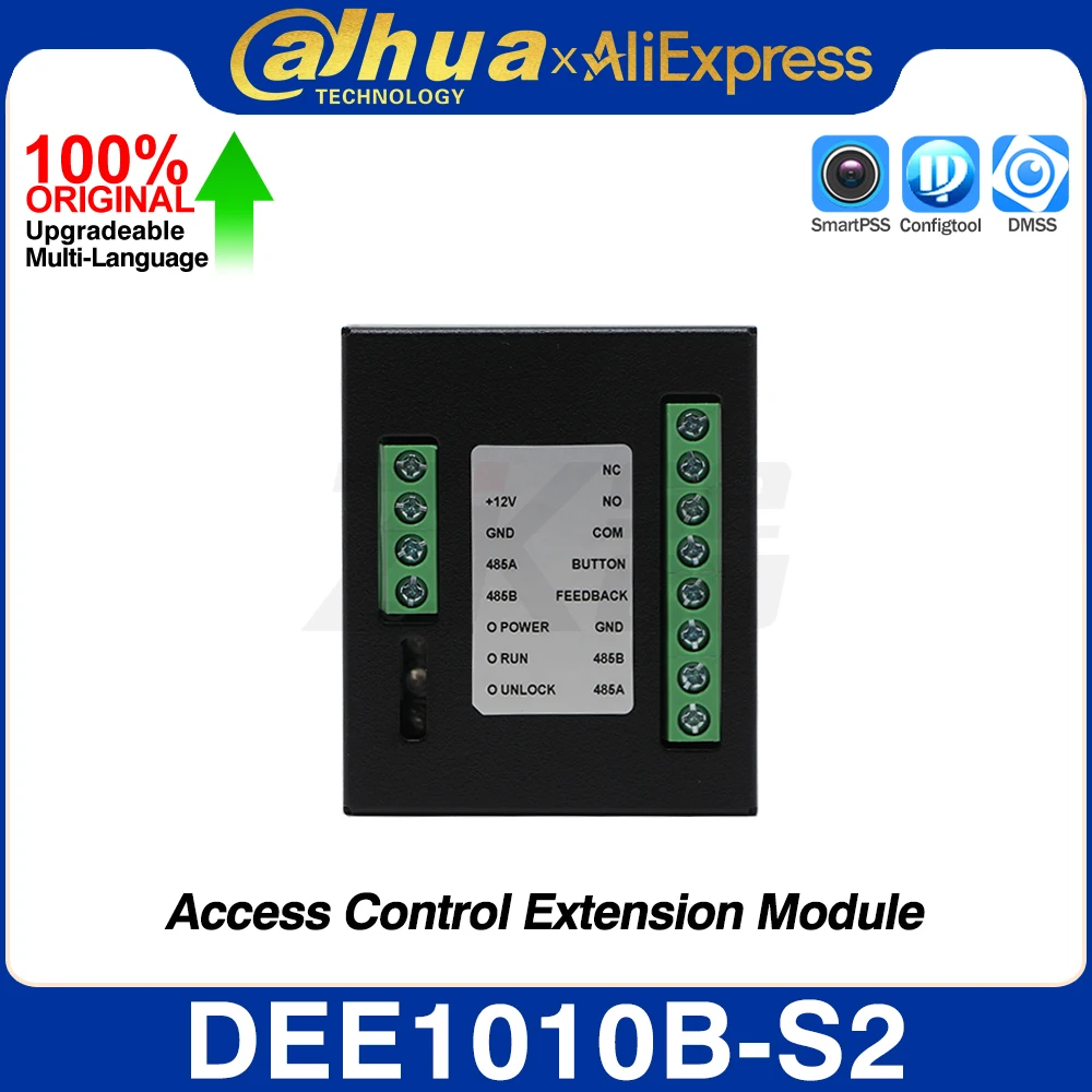 Dahua DEE1010B-S2 Access Control Extension Module For Access Control Door Station Electronic Magnetic Locks RS-485 3 Indicator