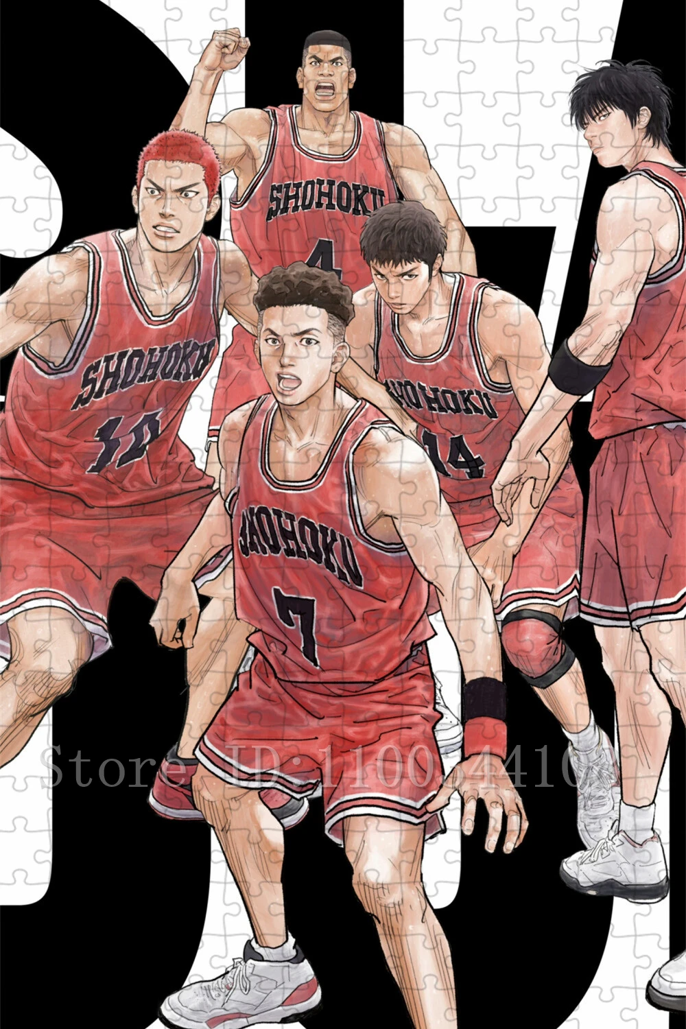 Japão clássico anime quebra-cabeças o primeiro slam dunk quebra-cabeças de madeira/papel para crianças brinquedos de jogo de inteligência