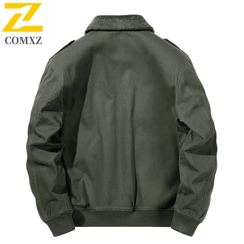 COMXZ hommes pain veste à la mode chaud résistant au froid en plein air voyage aventure rembourré veste 2025 randonnée minimaliste Parker manteau