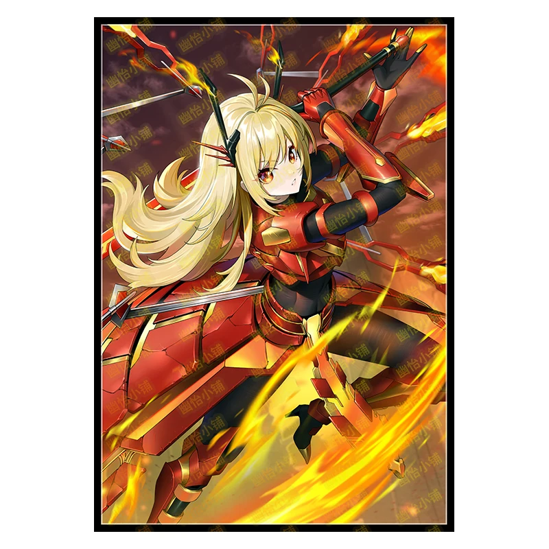 

50 шт./компл. Ю-Ги-ОГ! Sky Striker Ace- Kagari флэш-карта рукав аниме игровая коллекция карта защитный чехол подарочная игрушка 63*90 мм