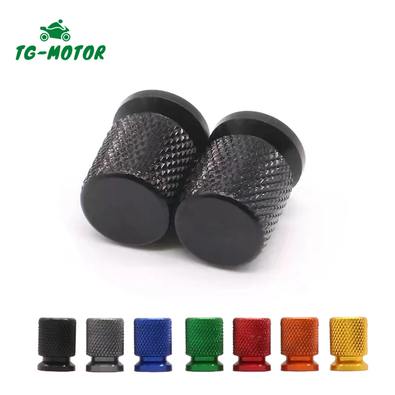 TG-Motor For KYMCO Xciting 400s s400 400i XCITING S400 2017-2020 2021 2022 Motorcycle CNC Wheel Tire Valve Caps Airtight Cover