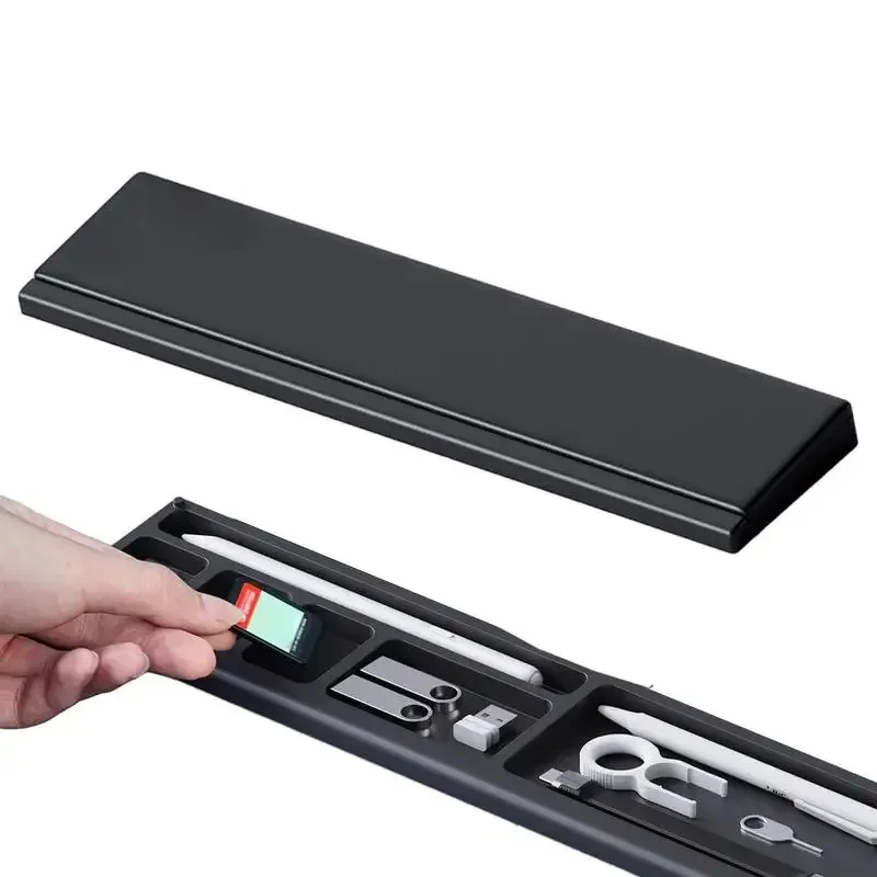 

Подставка для запястий для клавиатуры, противоскользящая поддержка из АБС-пластика, эргономичная подставка для рук, настольный ящик для хранения, удобный набор для офисных игр