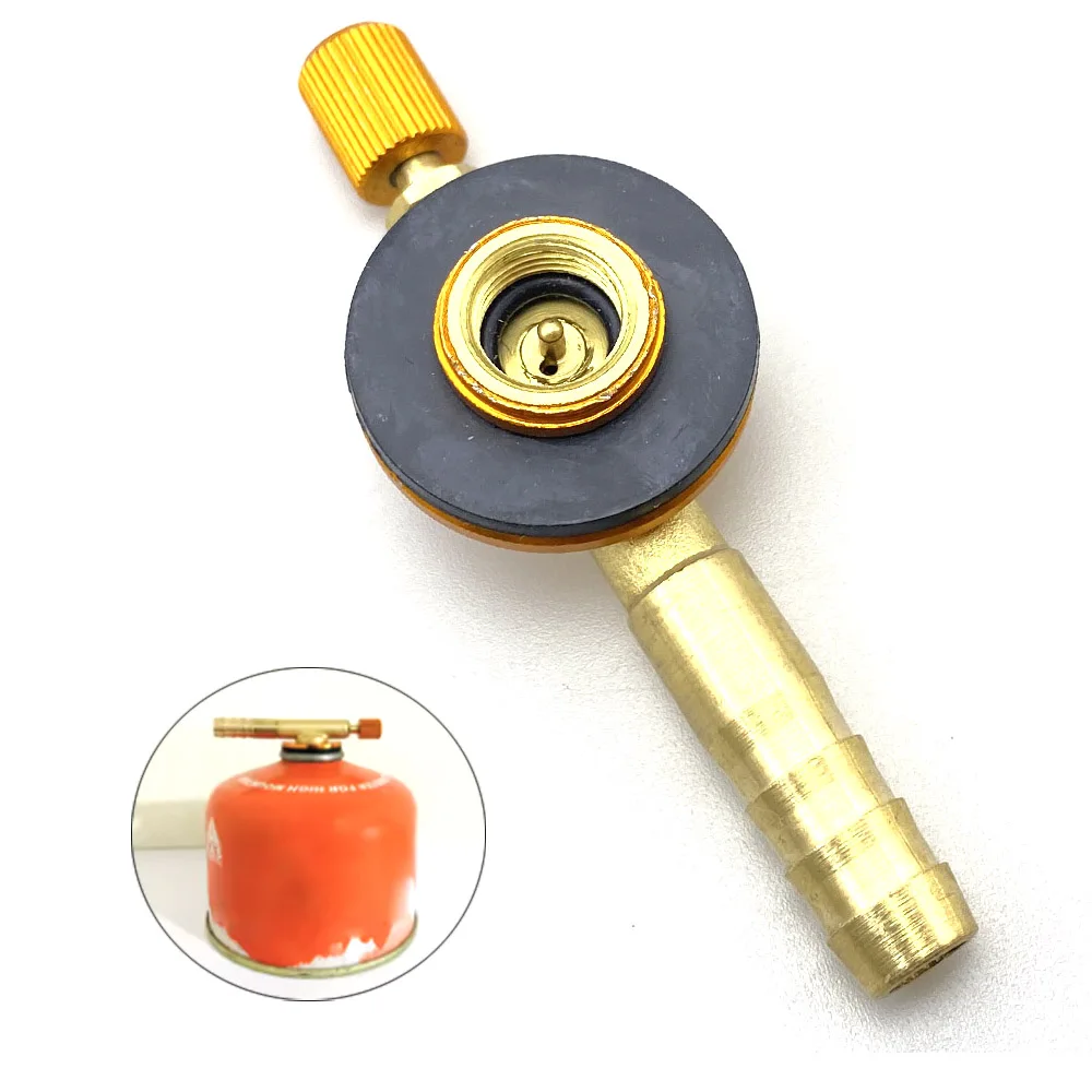 5pcs Cylinder Refill Switching Valve Equipment Connector Camping Gas Stove Copper Switching Charging Inflatable Valve Adapter