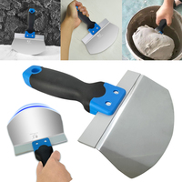 Paint Scraper Putty Paint Filling Spatula Painters Tool Putty Knife Scraper Stainless Steel for Plaster Scraping Decal Wallpaper