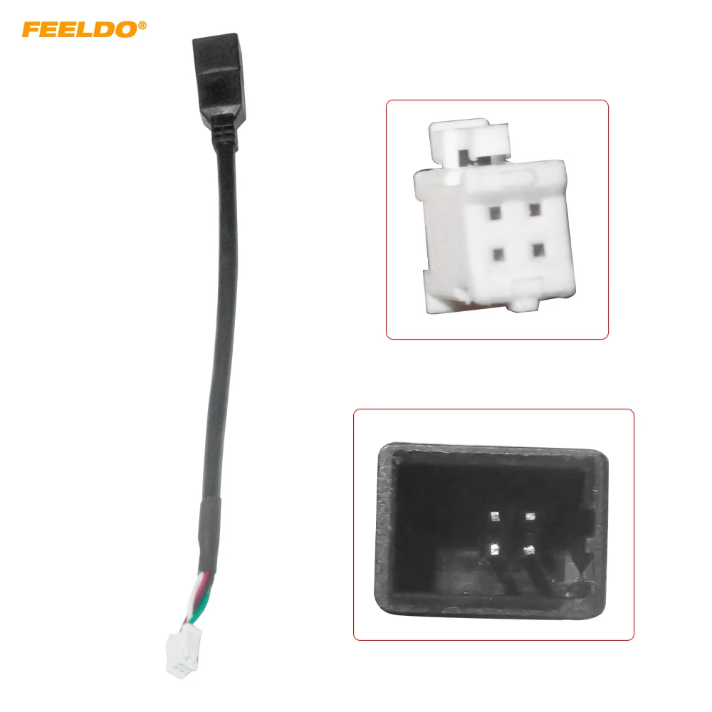 FEELDO Car Audio Radio 4Pin Conector Changer Port USB Adapter for Suzuki Vitera Alivio USB Cable Transfer #HQ6705