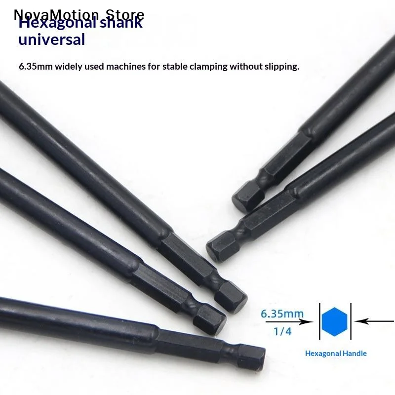[NM]1/5Pcs 6-14mm Extension Sleeve 150mm Hex Nut Driver Drill Bit Adapter Socket Wrench For Power Drills Drivers Socket Kit[NM]