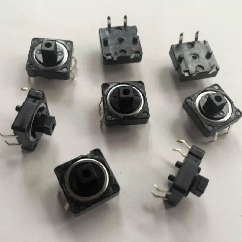 10PCS/LOT SKHCBEA010 Japan waterproof and dustproof button 12*12*7.3 Tact switch straight insert 4 foot long life