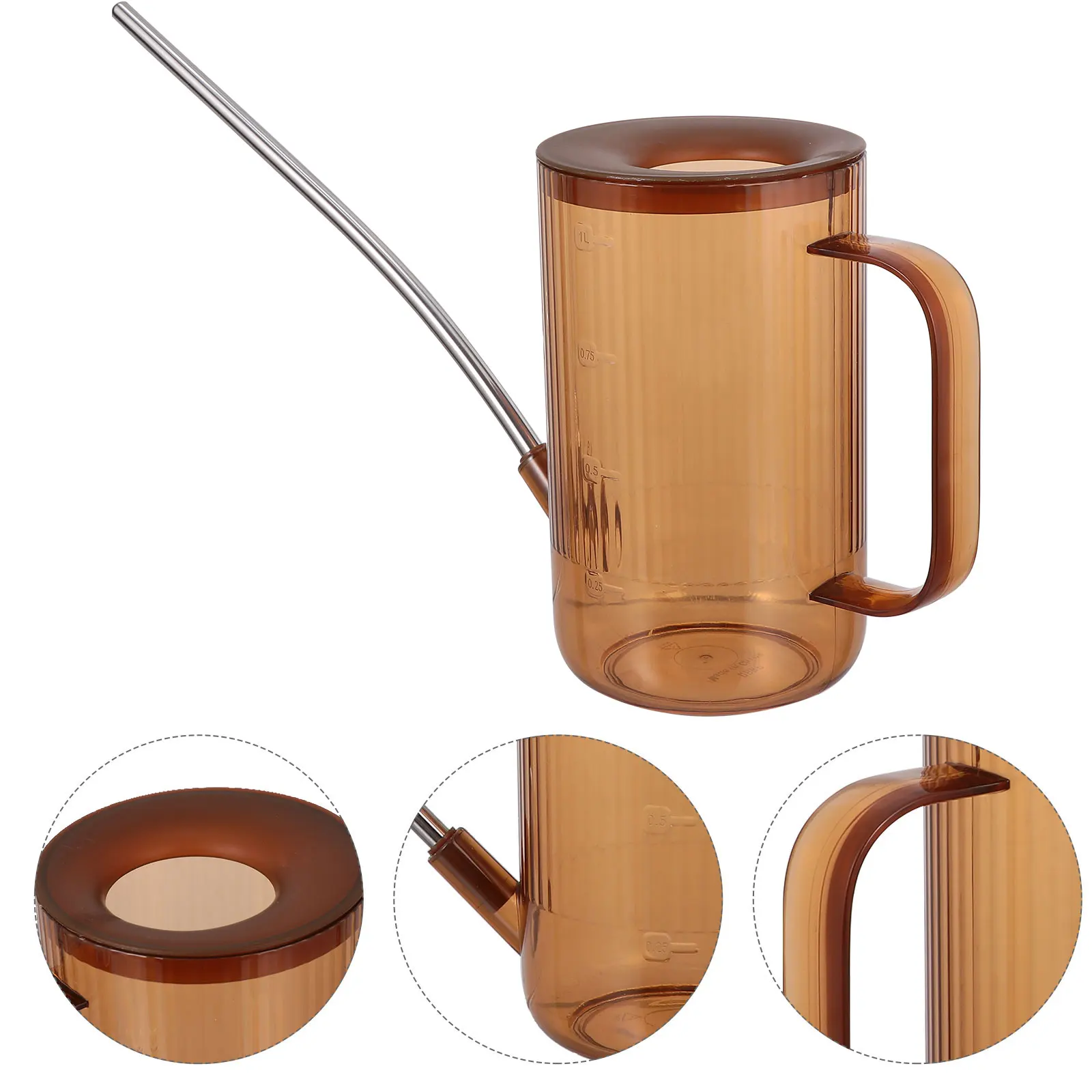

1pc Long Spout Can Durable Large Capacity Easy Clean Practical Garden Tool Watering Pot Gardening Watering Pot Supply
