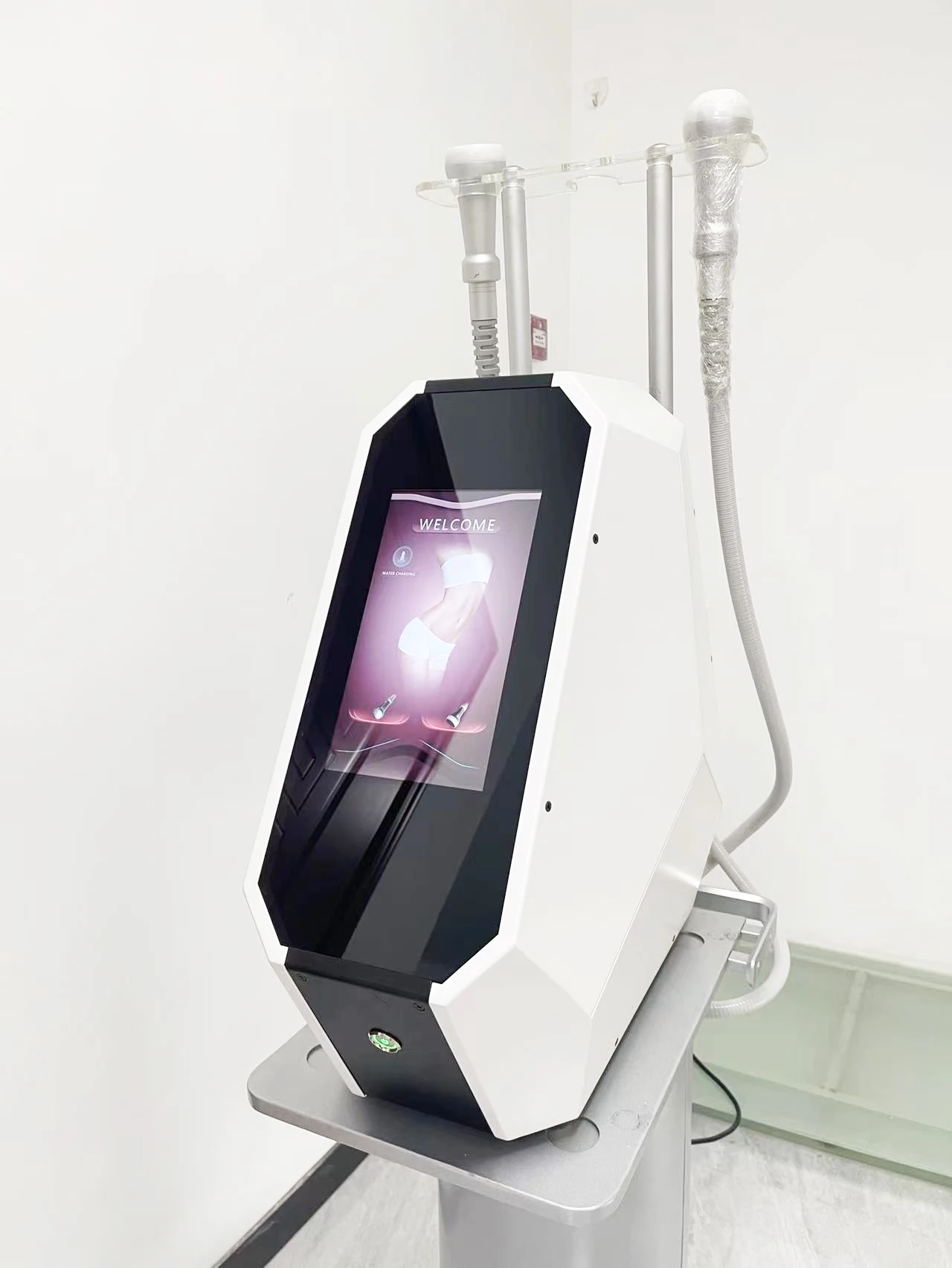 آلة Cryoskin 4.0 EMS الرائعة T-Shock العلاج البارد الساخن لتخسيس الجسم غير الغازية معدات تجميد الدهون