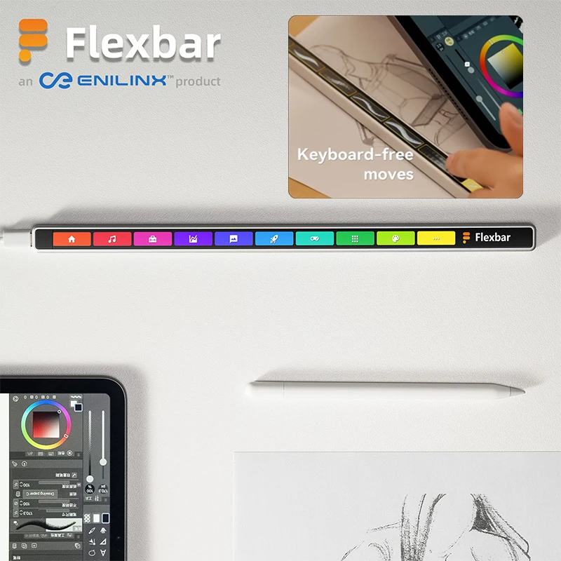 Flexbar Mac Touch Bar Emulator Anpassbare Schnelltastenleiste für macOS-Nutzer & Windows-Enthusiasten All-in-One Produktivitätstool