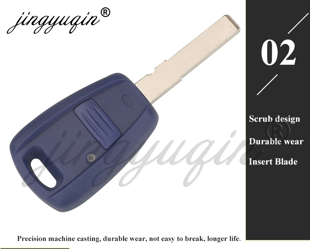 jingyuqin P/N: 71744151 Fernbedienung für Autoschlüssel, 1 Taste, 433 MHz, ID48, für Fiat Doblo 2001–2010, Albea Palio Punto 2005, 2006, 2007, 2008 – Detail 7