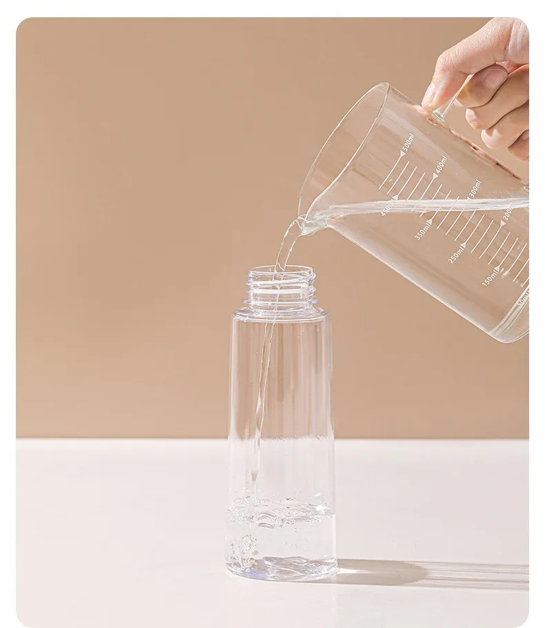 Continuous Fine Mist Spray Bottle 0.3mm Nozzle Leakproof Refillable Multipurpose for Hair Plant Cleaning Skin Care, 3 Sizes.