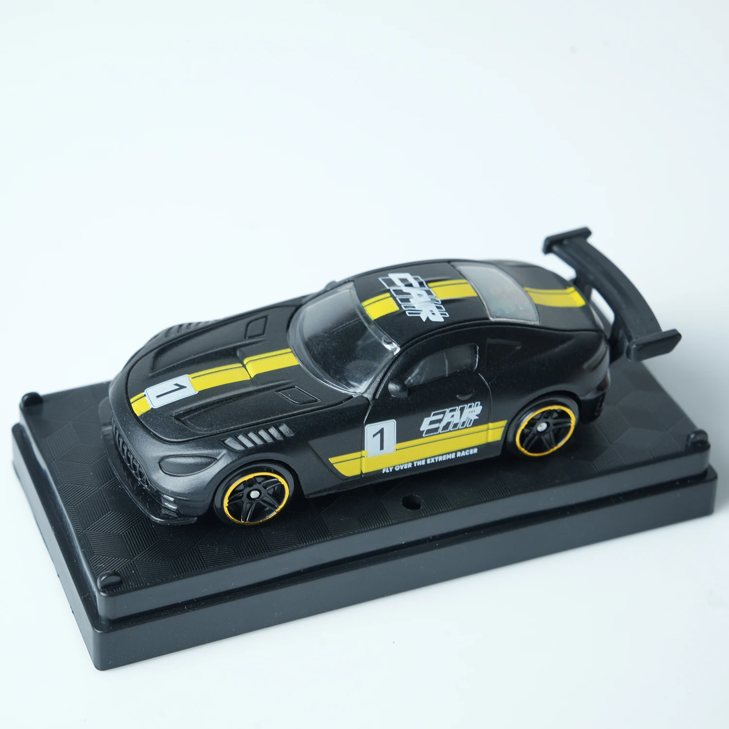 1:64 Scale Niche High-End Dark Night Black Alloy Die-Cast Racing Car Toy, Unique Children's Toy, Teen and Adult Hobby Collectible Ornament Gift
