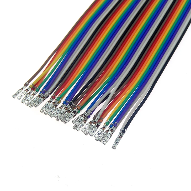 20PCS 20CM DUPONT LINE 2.0MM female to 2.54MM female PITCH 2.54 TO PITCH 2.0 2P-1P JUMPER CABLE WIRE FOR PCB connector