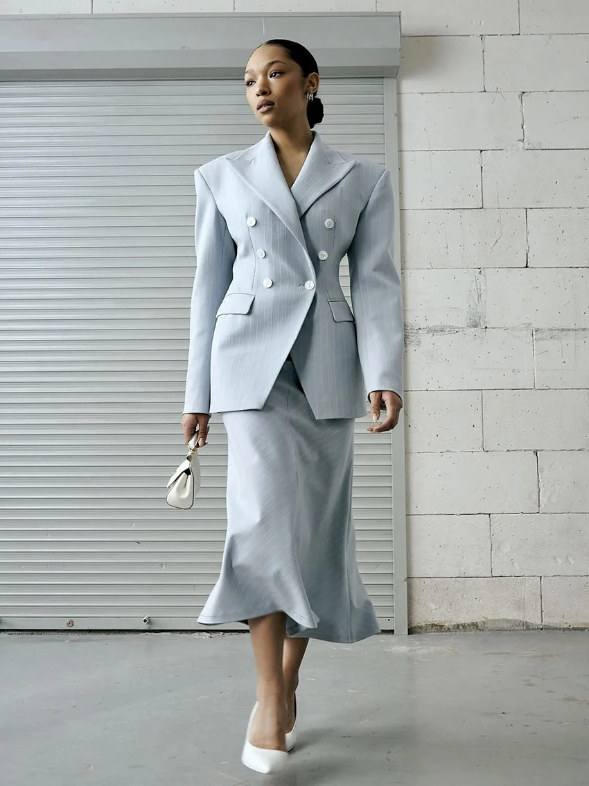 

Весенний комплект ночной сорочки Marthaqiqi для женщин: пижама с длинным рукавом, сексуальная ночная рубашка с отложным воротником, длинная юбка, женский комплект для сна, весенний костюм