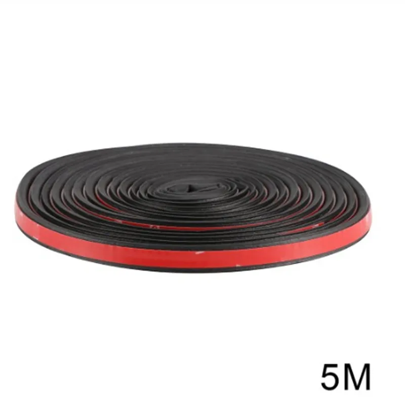 

16.4ft B-Shape Rubber Weather Draft Seal Strip Self-Adhesive Soundproofing Weatherstrip for Car Window Door Sunroof Engine Cover