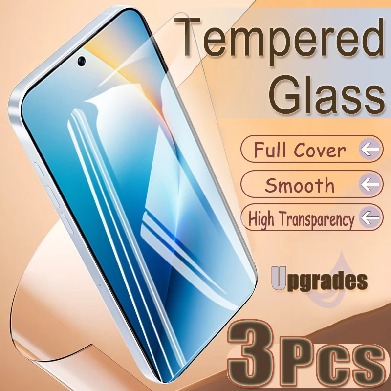 

3PCS 9H Fingerprint-Unlock Protect Tempered Glass for Honor Win HonorWin Clear Anti Explosion Screen Protectors Film Full Covers