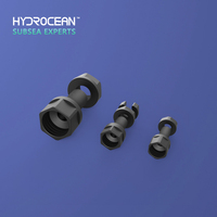 Hydrocean Hollow screw Threading bolt M8 M10 M16 hollow bolt waterproof sealing screw ROV bulkhead element of underwater robot