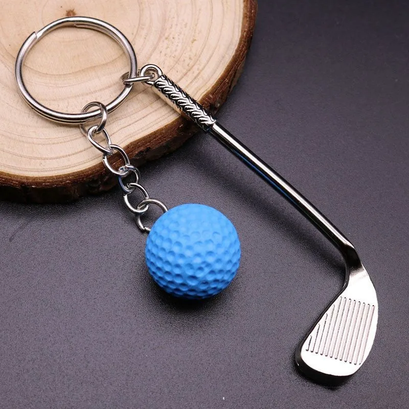 Golf Ball Key Chain Pendant, Gift for Golf Enthusiasts