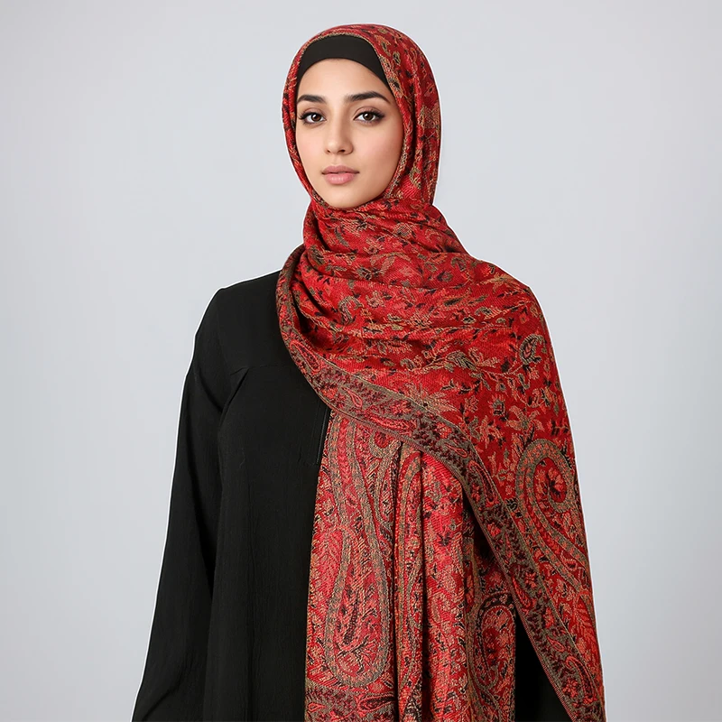 2024 Luxury Brand Cashmere Women Scarf Printed Winter Warm Shawl and Wraps Pashmina Bandana Long Jacquard Paisley Female Foulard