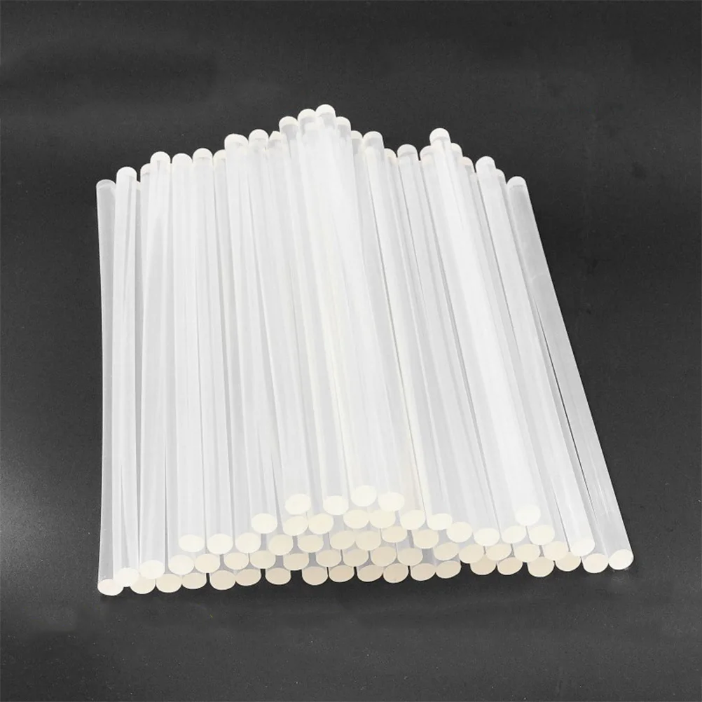 

100pcs Hot Melt Glue Sticks Clear Non-Yellowing For Diy Crafts Repair Transparent Glue Sticks Kit Melt Repair Tool