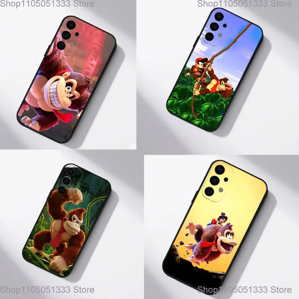 

Game D-Donkeys K-Kongs Phone Case For Samsung S25,S24,S21,S22,S23,S30,Ultra,S20,Plus,Fe,Lite,5G Black Cover