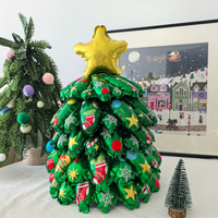 Inflatable Christmas Tree Santa Claus Toy Cartoon Inflatable Model Ornament Xmas Party New Year Photo Prop Christmas Decoration