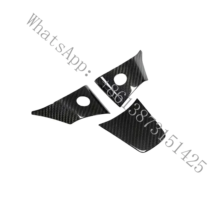

Suitable high-quality carbon fiber interior kit Model 3, popular style steering wheel cover, good quality car acce