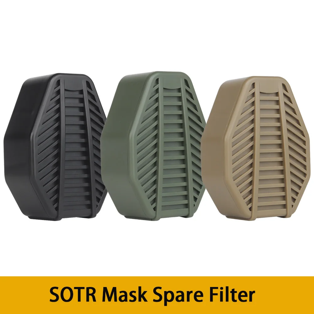 SOTR Mask Spare Filter HEPA H11 Special Operations Tactical Respirator Filtration Replacement Accessories Anti-Particulates&Dust